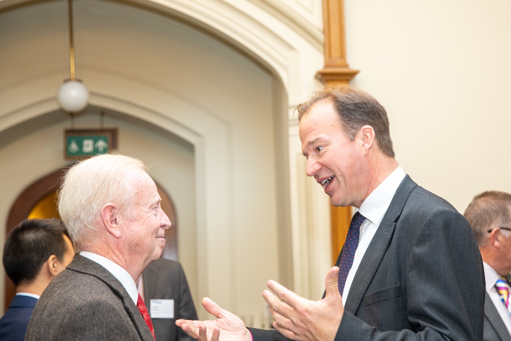 Lord Empey ODE and Financial Secretary to the Treasury Jesse Norman MP.